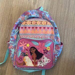 Disney Moana Kids Backpack - Pink & Teal